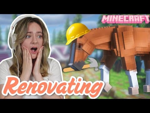 Renovating My Dream Horse Stable - Minecraft Swem Horse Barn