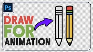 Easy Pencil Icon Drawing | Photoshop Tutorial For Beginners