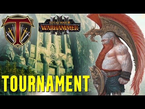 Single Faction Tournament | Dwarf Grudge Time - Total War Warhammer Competitive