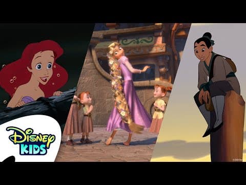 Princess Resolutions with Mulan, Moana, Rapunzel, and More! 🏹 🌸 👩 |Disney Princesses👑 @disneykids