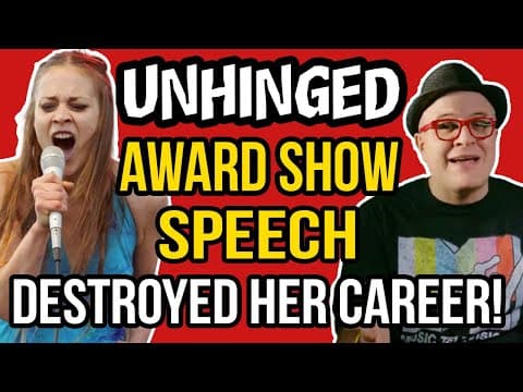 Unhinged Award Show Speech Destroyed Icon's Career Overnight-but She Was Right! | Professor Of Rock