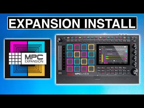 Mpc Live 3 Expansion Packs Install - Standalone And Software Methods