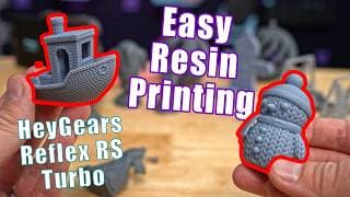 Is Resin Printing Getting Easy? - HeyGears Reflex RS Turbo Review