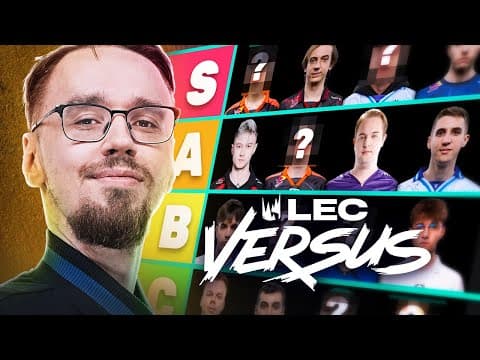 Tier Lista Graczy I Drużyn W Lec!