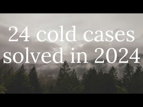 24 Cold Cases Solved In 2024 | Compilation And New Cases | 2.5 Hours Of Solved Cases
