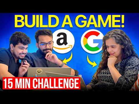 Challenged Google & Amazon Software Engineers To Build A Game In 15 Mins 🚀