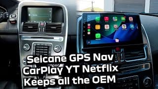 Android Gps Carplay Head Unit - Seicane Volvo Xc60 Installation & Review