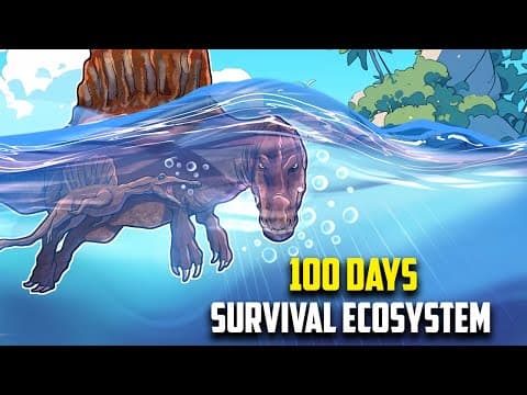 I Simulated A Dinosaur Survival Ecosystem For 100 Days...