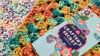 What's The Secret? Yarn Swatch Time! Crafters Secret Cotton From Hobby Lobby  #hobbylobby