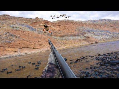Canyon Duck Hunting A Natural Hot Spring River!
