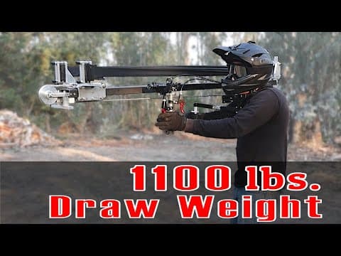 I Made The World's Most Powerful Handheld Slingshot