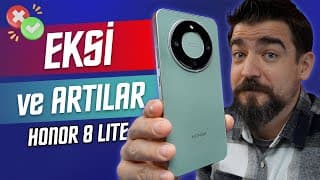 21.999₺ Alinacak En İyi̇ Telefon Mu? Honor Magic8 Lite