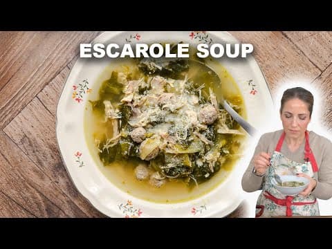 Easy Escarole Soup - Simple And Delicious!