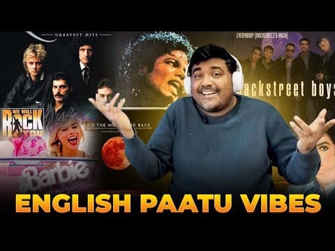 தமிழ் பாட்டு Vs ஆங்கில பாட்டு! | Pure 90s Vibe | Kichdy