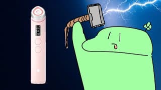 ビリビリ美顔器　メディキューブをためそう