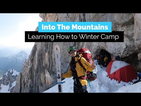 Skiing & Learning How To Winter Camp | Into The Mountains 7