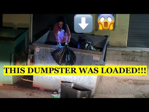Dumpster Divin// Not 1 Loaded Dumpster... But 2!!!!! 😱 🙌🏻