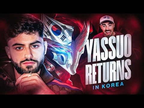 Yassuo Is Back *korea Bootcamp*