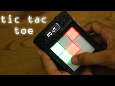 Diy Touch Screen  Tic Tac Toe Game Console