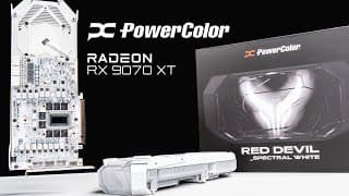 Woah! Nothing But White | Red Devil _spectral White Rx 9070 Xt