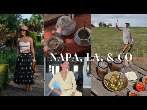 A Trip To La, A Proposal, Napa, & Time At Home