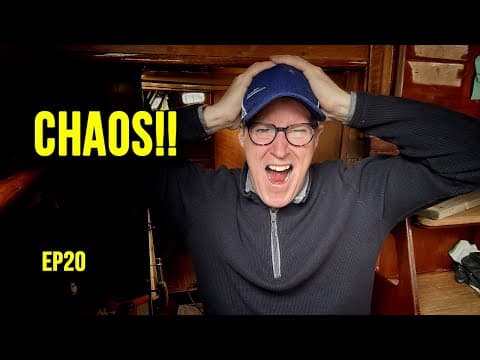 Bringing Order To Chaos - Fixing This Old Sailboat! Ep20 Ran-day #sailboatrefit