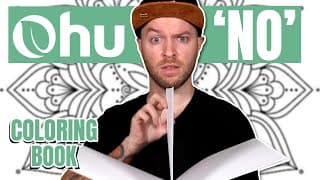 Professional Artist Vs The Ohuhu Colouring Book..? - My First Mandala Experience
