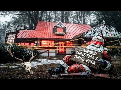 Investigating Abandoned Christmas Theme Park With A Terrifying Past | Found Crime Scene