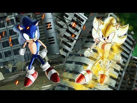 New Ultra Fast Sonic That Breaks The Dimension! Super Saiyan Sonic - Dbxv2