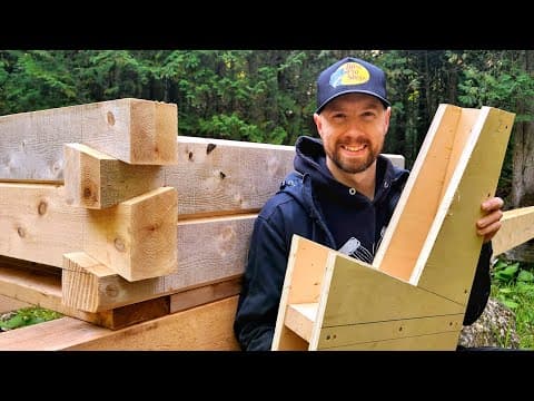 Perfect Notches Every Time! Dovetail Jig Diy / Ep4 / Traditional Sauna Build