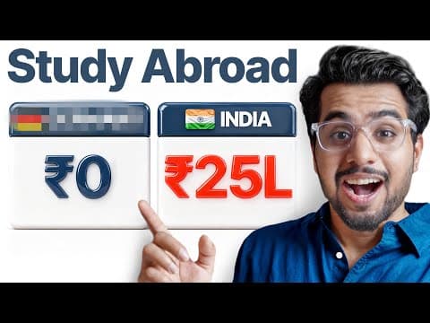 Stop Paying Lakhs In India! Study Abroad For Free I Full Guide