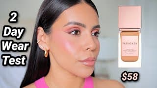 Patrick Ta Hydra-luxe Luminous Skin Perfecting Foundation: 2 Day Wear Test
