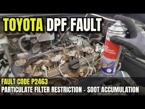 Toyota D4d - Dpf Fault Won't Clear - How To Diy - Found & Fixed