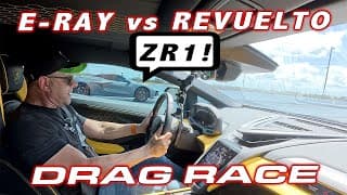 Eray Owner Sold His Car For A Zr1 After This Race....  Eray Vs Revuelto 1/4 Mile Drag Race