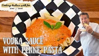How To Make Vodka Sauce With Penne Pasta Recipe Cooking Italian With Joe