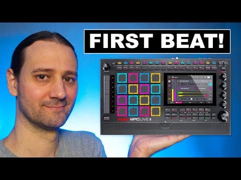 Making A Beat On Mpc Live 3 - First Beat!