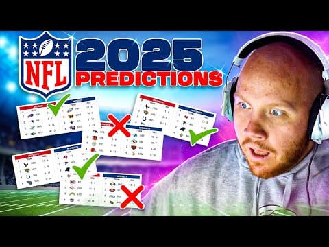 Timthetatman Reacts To His 2025 Nfl Predictions