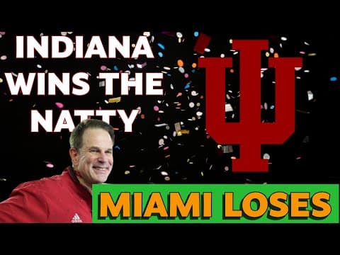 #ysio Miami Loses National Championship Game - Indiana 2025 College Football National Champions