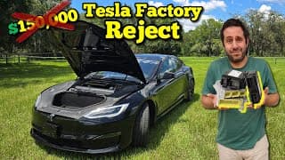 I Bought A Factory Reject Tesla Plaid For 70% Off Because The Dealer Couldn't Fix It