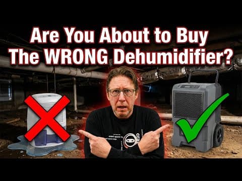 Are You About To Buy The Wrong Dehumidifier?