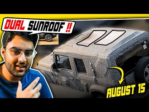 2024 Mahindra Armada Will Have India's First Dual Sunroof Setup !! | Aristo News #108