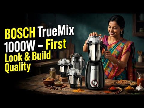 Bosch Truemix Pro 1000w – Unboxing & Build Quality