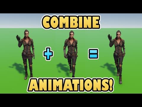 Easily Combine Animations In Unity | Animation Layers Explained
