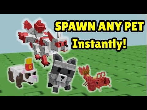 Get Any Pet In Grow A Garden Instantly (spawn Huge Pets)