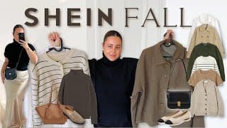 Shein Fall Haul 2025 - My 20 Piece Fall Wardrobe, 24 Fall Outfit Ideas & How To Dress Expensive!