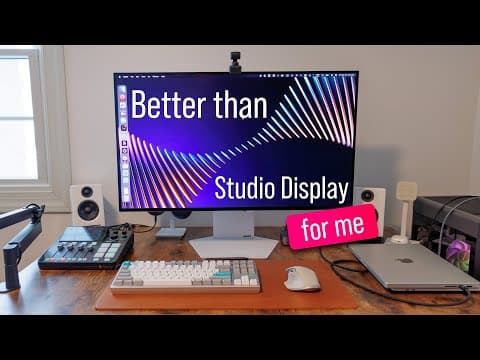 Why This 32" 4k Oled Is Better Than The Studio Display (for Me)