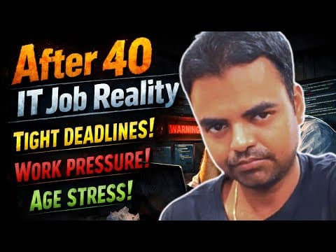 It Jobs After 40 In India😱 | Layoffs, Age Bias, Job Security & Career Reality (hindi)