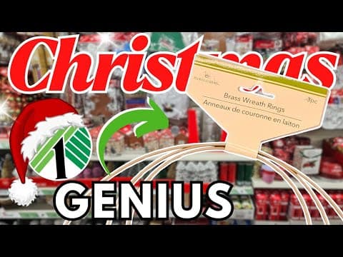 Genius 🤯 Dollar Tree Diy Crafts Using Brass Rings | Christmas Diy Crafts