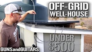 Cheap And Easy Diy Off-grid Well House (for Less Than $500) With Goldenmate 12v Lifepo4 Battery