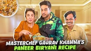 Gaurav Khanna Ki Paneer Biryani & Punjabi Cholle.. Masterchef Style Mein @farahkhank